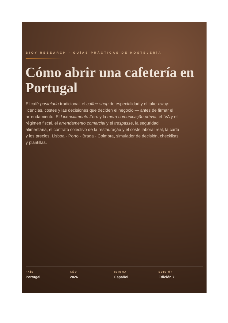 How to Open a Coffee Shop in Portugal · Practical Guide 2026
