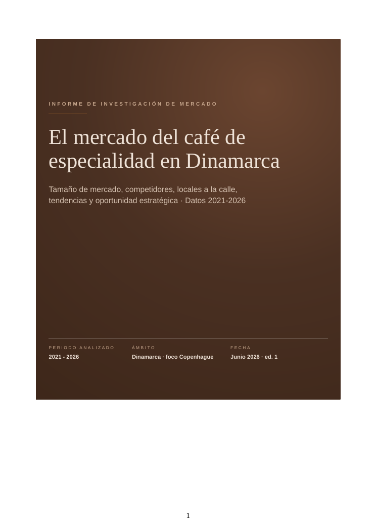 The specialty coffee market in Denmark