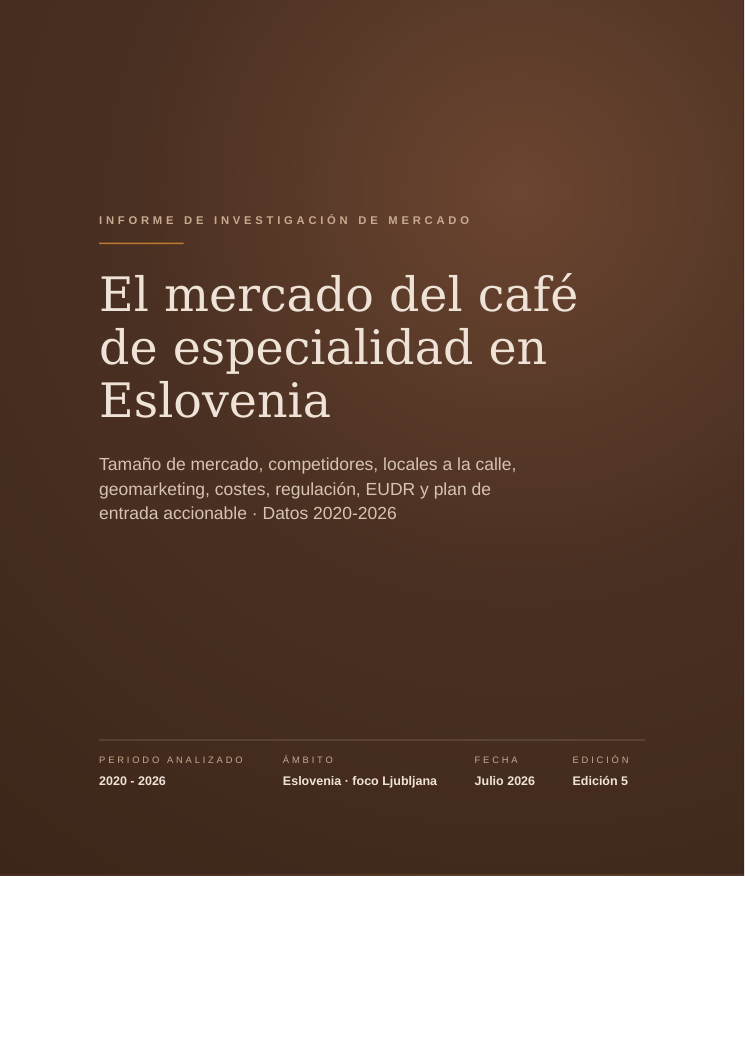 The specialty coffee market in Slovenia