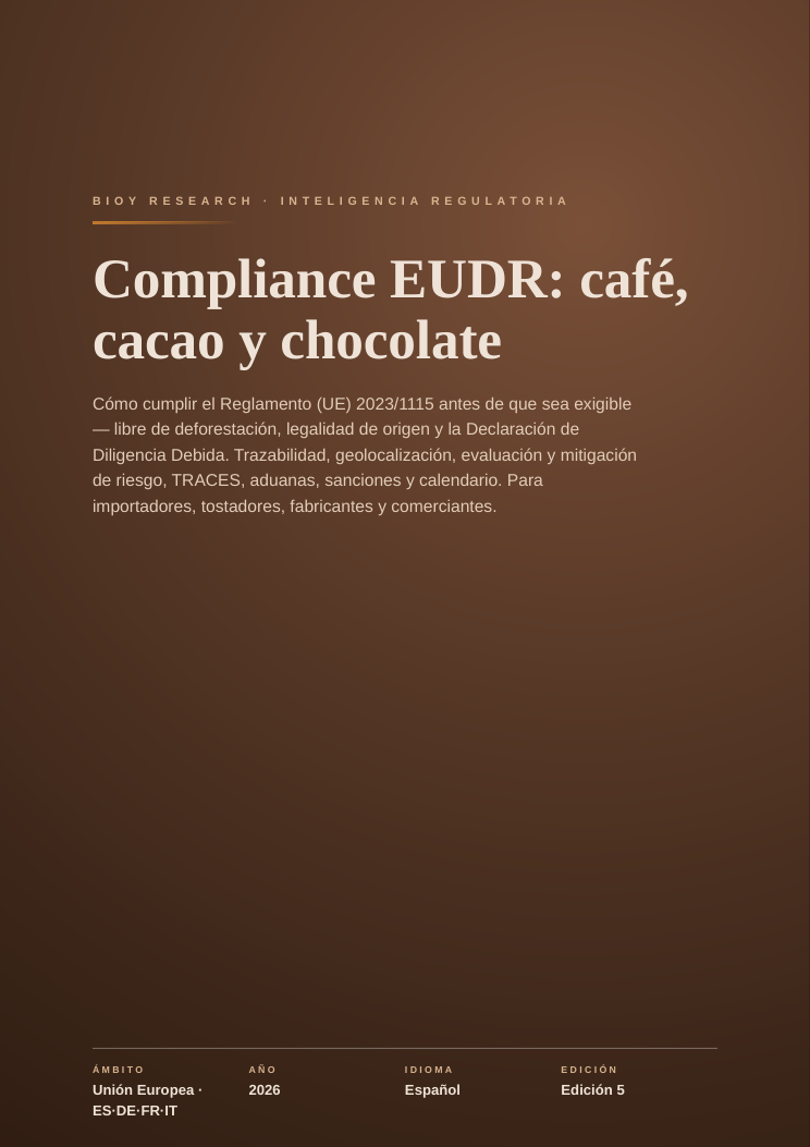 EUDR compliance for importers of coffee, cocoa and chocolate · Edition 5 2026