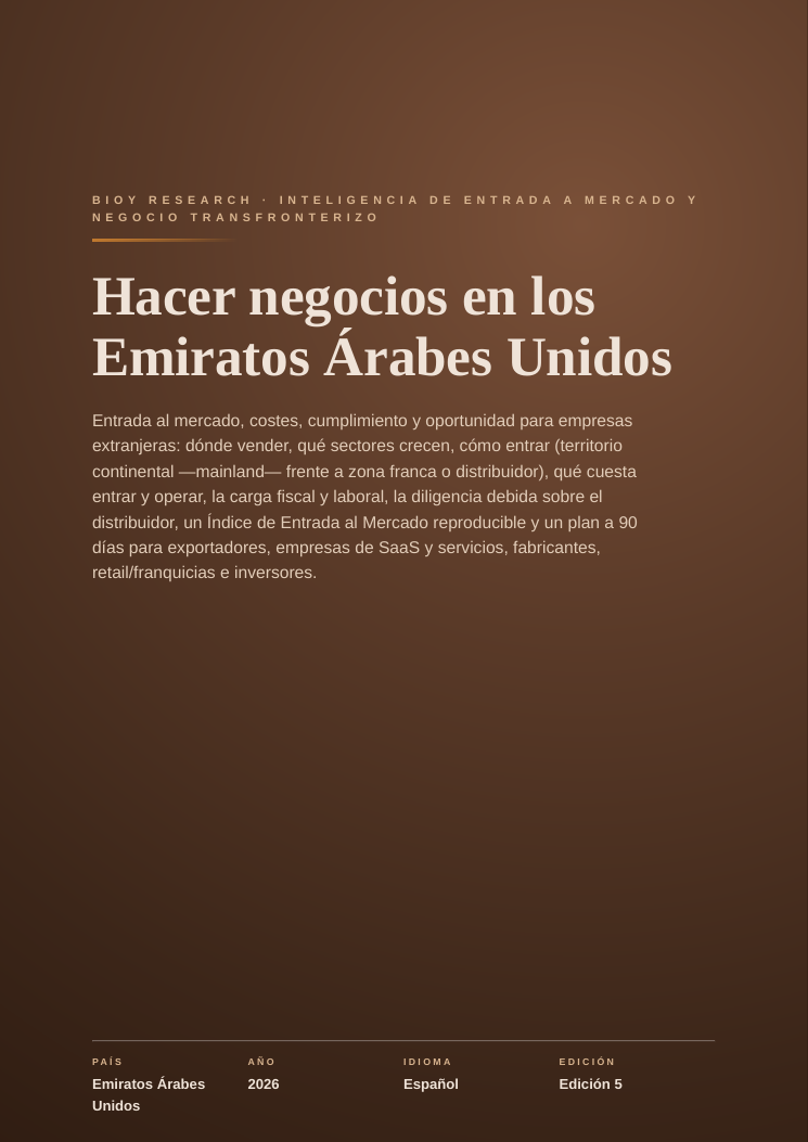Doing Business in the UAE: Market Entry Report