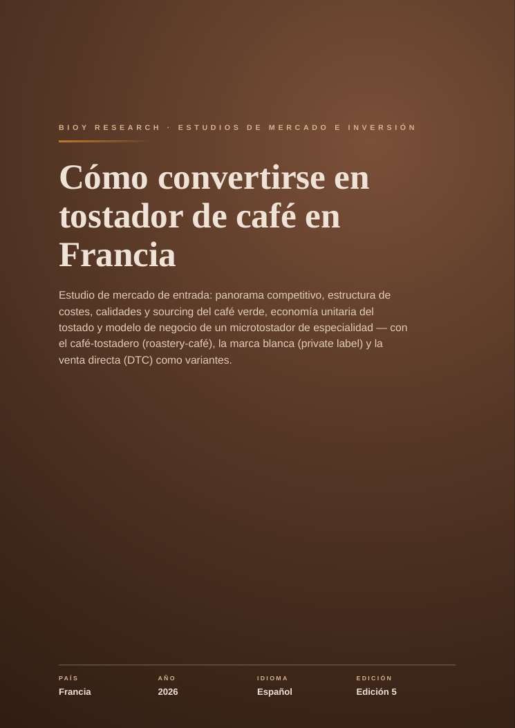 The coffee roasting business in France · 2026 Study